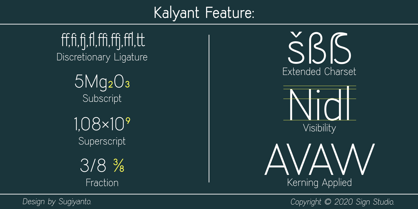 Ejemplo de fuente Kalyant #5